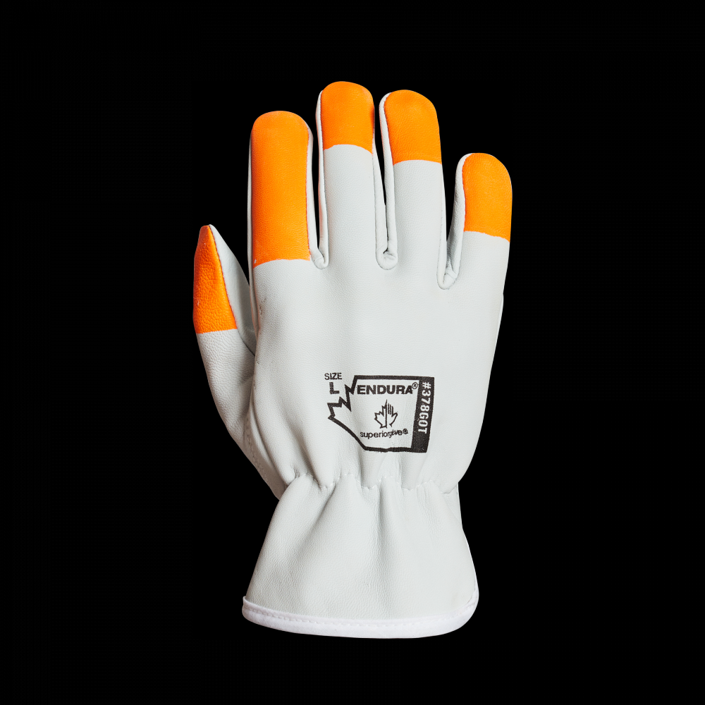 LEATHER + HIVIZ FINGERTIPS<span class=' ItemWarning' style='display:block;'>Item is usually in stock, but we&#39;ll be in touch if there&#39;s a problem<br /></span>