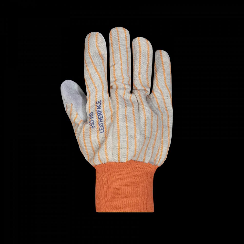 COTTON WITH LEATHER PALMS<span class=' ItemWarning' style='display:block;'>Item is usually in stock, but we&#39;ll be in touch if there&#39;s a problem<br /></span>