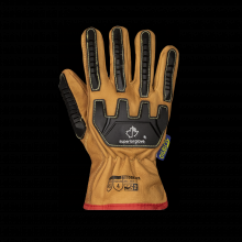 Superior Glove 378GOTXVB-2XL - LEATHER CUT A6 + IMPACT 2