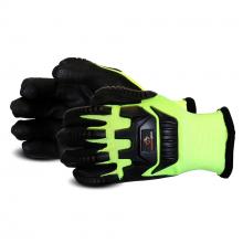 Superior Glove SNHVTPNVB-XL - HIVIZ KNIT IMPACT + NITRILE
