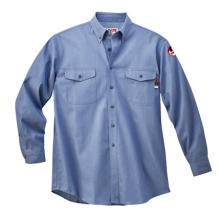 Workrite 56388CY9 LG 0R - Button-Down Chambray Work Shirt