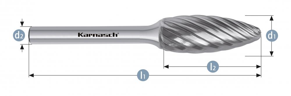 Tungsten carbide burr - Uncoated<span class=' ItemWarning' style='display:block;'>Item is usually in stock, but we&#39;ll be in touch if there&#39;s a problem<br /></span>