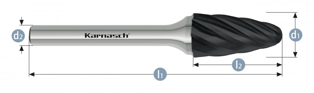Tungsten carbide burr - BLACK-TEC<span class=' ItemWarning' style='display:block;'>Item is usually in stock, but we&#39;ll be in touch if there&#39;s a problem<br /></span>