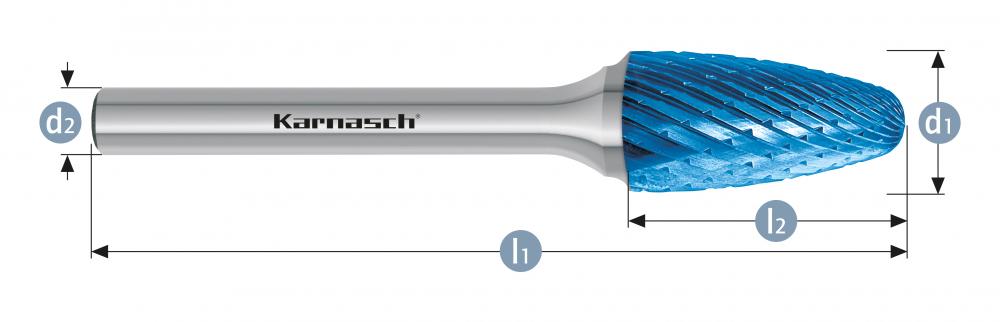 Tungsten carbide burr - BLUE-TEC<span class=' ItemWarning' style='display:block;'>Item is usually in stock, but we&#39;ll be in touch if there&#39;s a problem<br /></span>