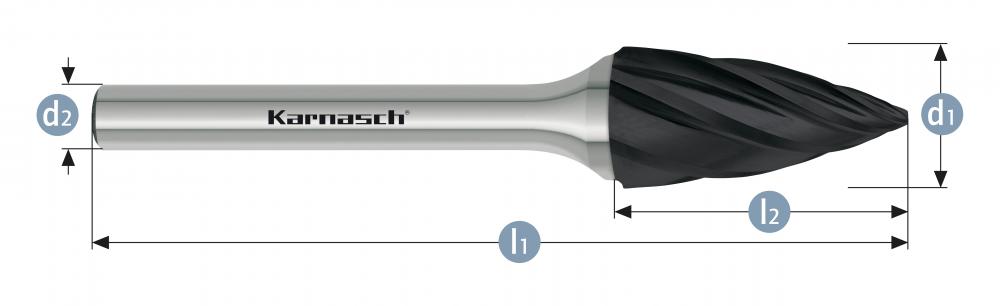 Tungsten carbide burr - BLACK-TEC<span class=' ItemWarning' style='display:block;'>Item is usually in stock, but we&#39;ll be in touch if there&#39;s a problem<br /></span>