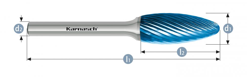 Tungsten carbide burr - BLUE-TEC<span class=' ItemWarning' style='display:block;'>Item is usually in stock, but we&#39;ll be in touch if there&#39;s a problem<br /></span>