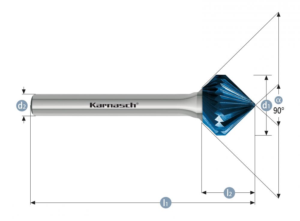 Tungsten carbide burr - BLUE-TEC<span class=' ItemWarning' style='display:block;'>Item is usually in stock, but we&#39;ll be in touch if there&#39;s a problem<br /></span>