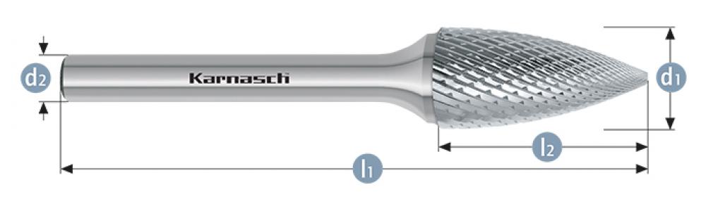 Tungsten carbide burr - Uncoated<span class=' ItemWarning' style='display:block;'>Item is usually in stock, but we&#39;ll be in touch if there&#39;s a problem<br /></span>
