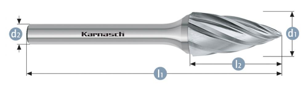 Tungsten carbide burr - Uncoated<span class=' ItemWarning' style='display:block;'>Item is usually in stock, but we&#39;ll be in touch if there&#39;s a problem<br /></span>