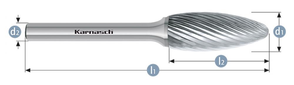 Tungsten carbide burr - Uncoated<span class=' ItemWarning' style='display:block;'>Item is usually in stock, but we&#39;ll be in touch if there&#39;s a problem<br /></span>