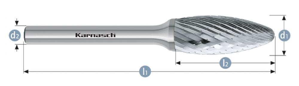 Tungsten carbide burr - Uncoated<span class=' ItemWarning' style='display:block;'>Item is usually in stock, but we&#39;ll be in touch if there&#39;s a problem<br /></span>
