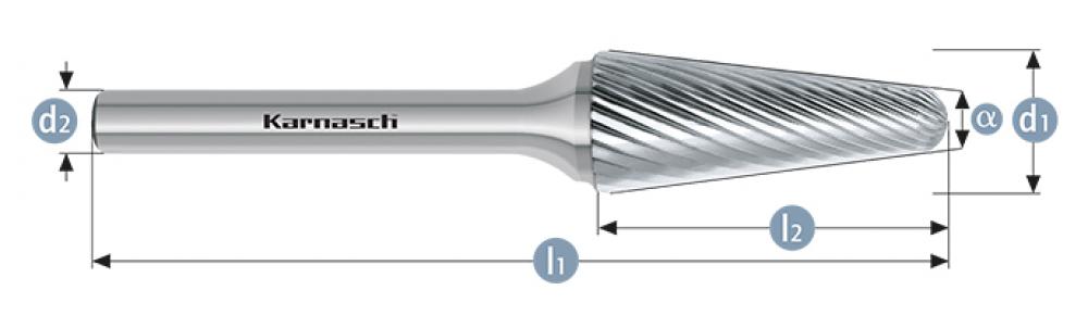 Tungsten carbide burr - Uncoated<span class=' ItemWarning' style='display:block;'>Item is usually in stock, but we&#39;ll be in touch if there&#39;s a problem<br /></span>