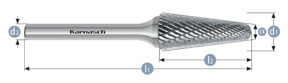 Tungsten carbide burr - Uncoated<span class=' ItemWarning' style='display:block;'>Item is usually in stock, but we&#39;ll be in touch if there&#39;s a problem<br /></span>