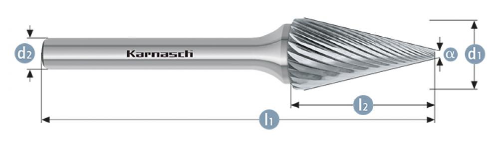 Tungsten carbide burr - Uncoated<span class=' ItemWarning' style='display:block;'>Item is usually in stock, but we&#39;ll be in touch if there&#39;s a problem<br /></span>