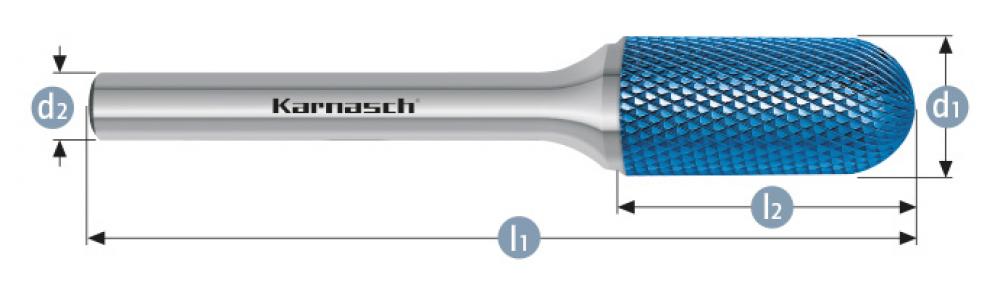 Tungsten carbide burr BLUE-TEC<span class=' ItemWarning' style='display:block;'>Item is usually in stock, but we&#39;ll be in touch if there&#39;s a problem<br /></span>