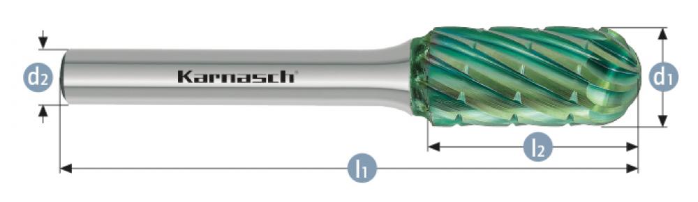 Tungsten carbide burr GREEN-TEC<span class=' ItemWarning' style='display:block;'>Item is usually in stock, but we&#39;ll be in touch if there&#39;s a problem<br /></span>