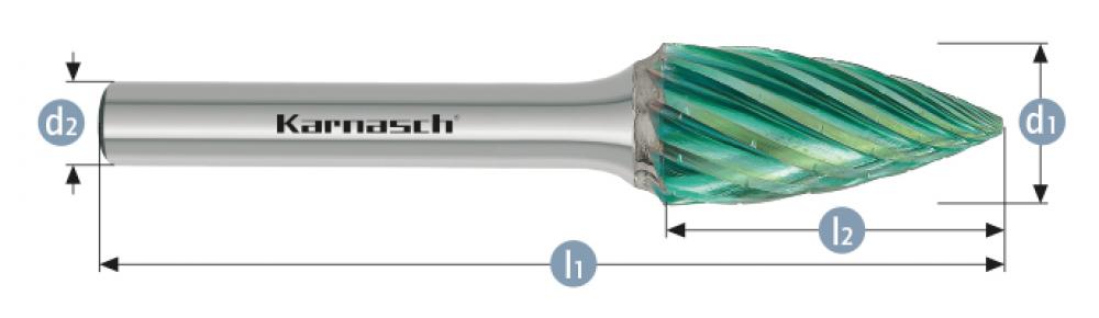 Tungsten carbide burr GREEN-TEC<span class=' ItemWarning' style='display:block;'>Item is usually in stock, but we&#39;ll be in touch if there&#39;s a problem<br /></span>