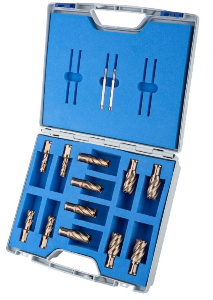 Gold-Line Annular Cutter Set<span class=' ItemWarning' style='display:block;'>Item is usually in stock, but we&#39;ll be in touch if there&#39;s a problem<br /></span>