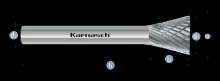 Karnasch 113096.010 - Tungsten carbide burr - Uncoated