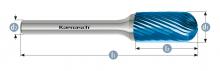 Karnasch 115020.050 - Tungsten carbide burr - BLUE-TEC
