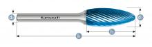 Karnasch 115070.020 - Tungsten carbide burr - BLUE-TEC