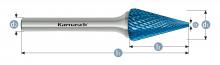 Karnasch 115092.010 - Tungsten carbide burr - BLUE-TEC