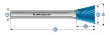 Karnasch 115099.025 - Tungsten carbide burr - BLUE-TEC