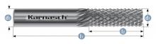 Karnasch 116002.005 - Tungsten carbide burr
