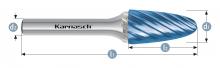Karnasch 116036.005 - Tungsten carbide burr - BLUE-TEC