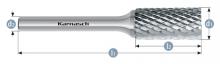 Karnasch 113004.115 - Tungsten carbide burr - Uncoated