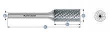 Karnasch 113011.085 - Tungsten carbide burr - Uncoated