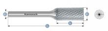Karnasch 113012.050 - Tungsten carbide burr - Uncoated