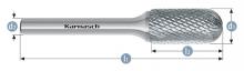 Karnasch 113022.080 - Tungsten carbide burr - Uncoated