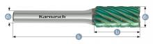 Karnasch 116090.040 - Tungsten carbide burr GREEN-TEC