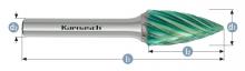 Karnasch 116096.030 - Tungsten carbide burr GREEN-TEC