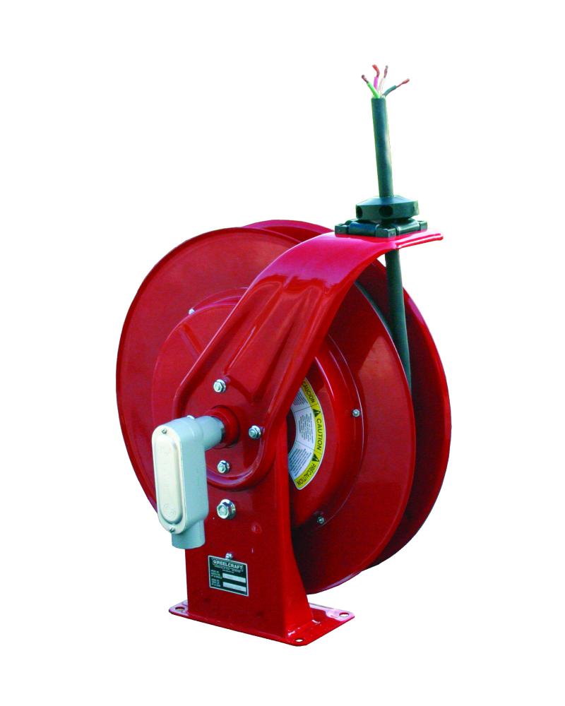 Cord Reel, Flying Leads  50ft, 10 AWG/4 Cond, 20 AMP<span class=' ItemWarning' style='display:block;'>Item is usually in stock, but we&#39;ll be in touch if there&#39;s a problem<br /></span>