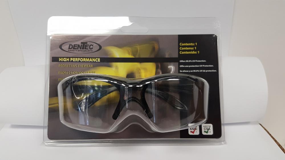 Miranda Black frame, clear lens in clam shell, CSA<span class=' ItemWarning' style='display:block;'>Item is usually in stock, but we&#39;ll be in touch if there&#39;s a problem<br /></span>