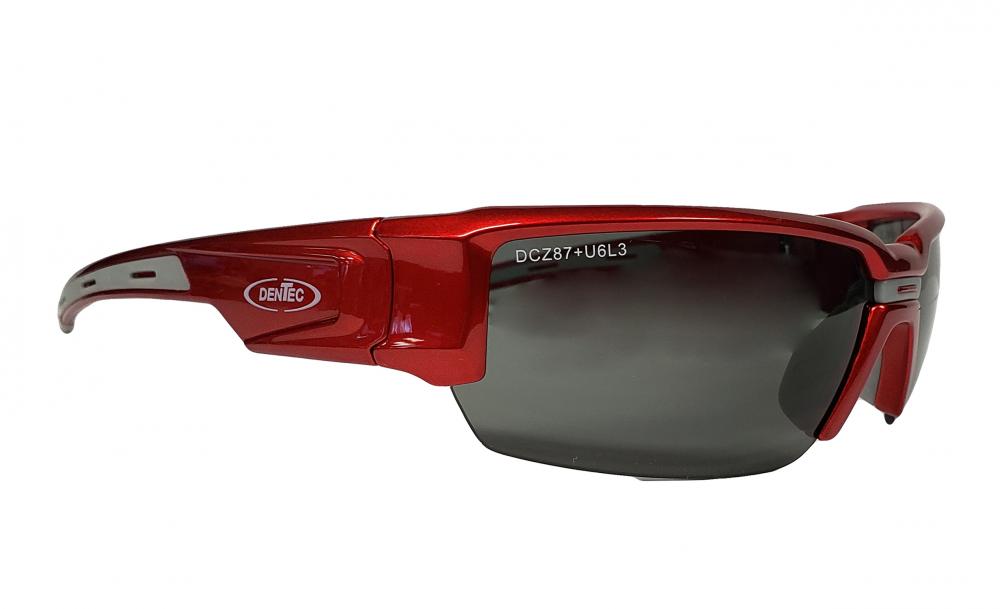 Hartley Red frame polarized gray lens, CSA<span class=' ItemWarning' style='display:block;'>Item is usually in stock, but we&#39;ll be in touch if there&#39;s a problem<br /></span>