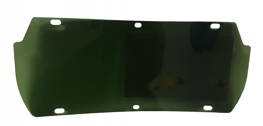 FaceTec Visor Green polycarbonate, flat<span class=' ItemWarning' style='display:block;'>Item is usually in stock, but we&#39;ll be in touch if there&#39;s a problem<br /></span>