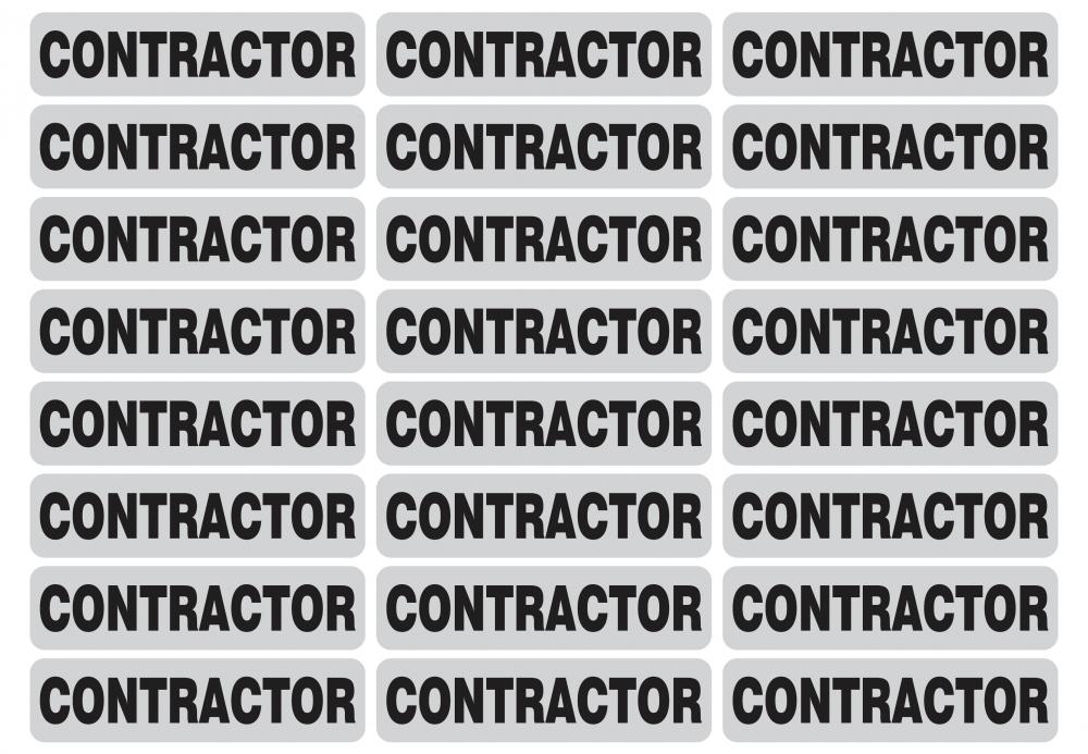 &#34;CONTRACTOR&#34; Reflective strip<span class=' ItemWarning' style='display:block;'>Item is usually in stock, but we&#39;ll be in touch if there&#39;s a problem<br /></span>