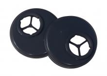 Dentec 15F14880 - Respirator Filter Holder Black For Particulate Pads 6/Pack
