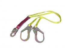 Dentec 16LSL921602 - 6FT EEA TWIN LANYARD W/2-1/4 HOOK