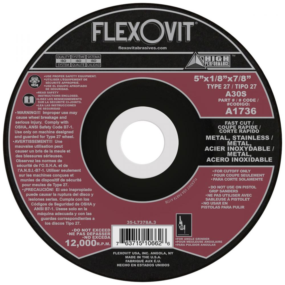 DEPRESSED CENTER CUTOFF WHEEL<span class=' ItemWarning' style='display:block;'>Item is usually in stock, but we&#39;ll be in touch if there&#39;s a problem<br /></span>