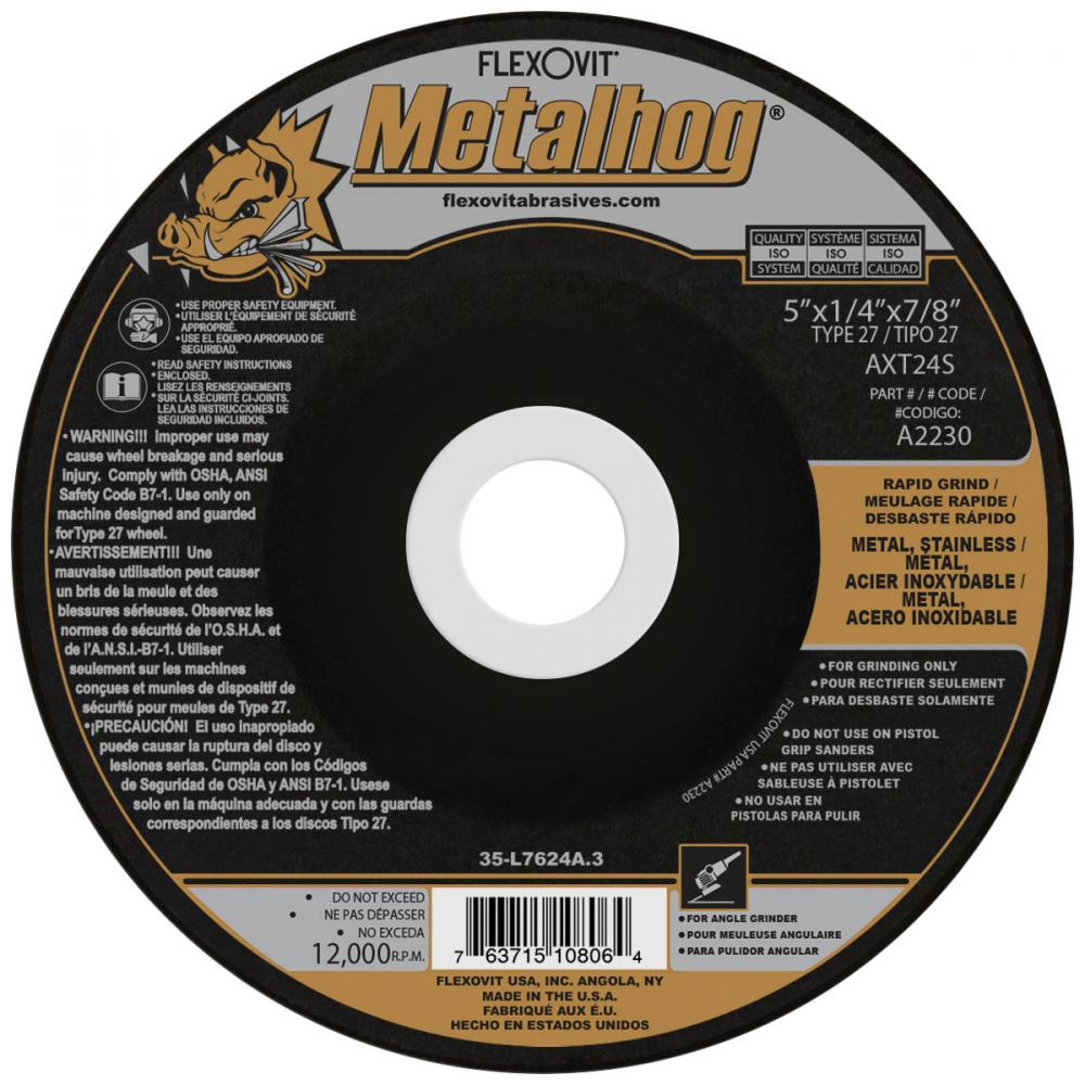 DEPRESSED CENTER GRINDING WHEEL<span class=' ItemWarning' style='display:block;'>Item is usually in stock, but we&#39;ll be in touch if there&#39;s a problem<br /></span>