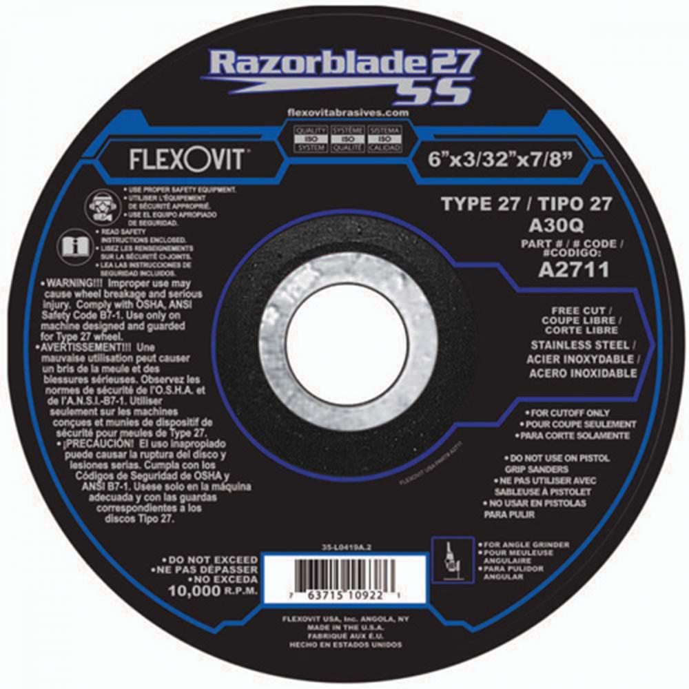 DEPRESSED CENTER CUTOFF WHEEL<span class=' ItemWarning' style='display:block;'>Item is usually in stock, but we&#39;ll be in touch if there&#39;s a problem<br /></span>