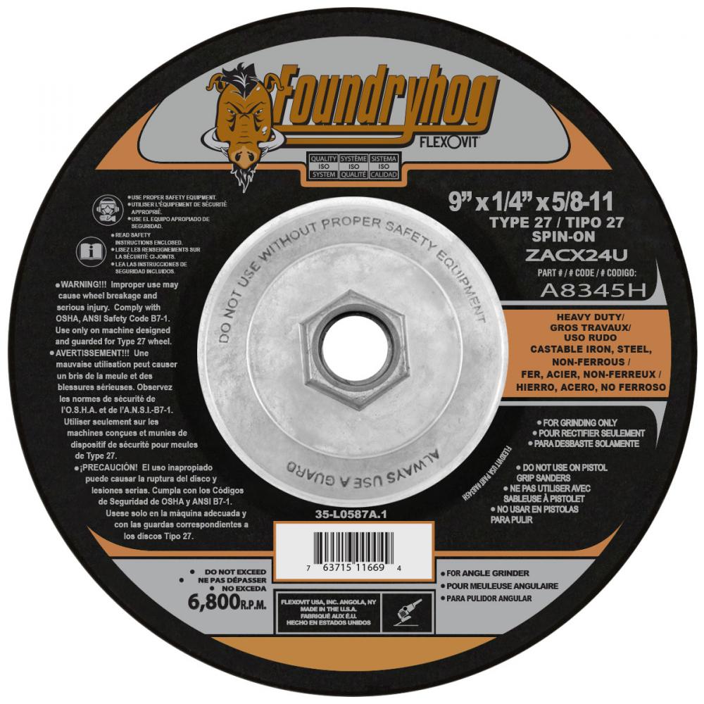 DEPRESSED CENTER GRINDING WHEEL<span class=' ItemWarning' style='display:block;'>Item is usually in stock, but we&#39;ll be in touch if there&#39;s a problem<br /></span>