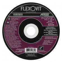 Flexovit Abrasives A2236 - DEPRESSED CENTER GRINDING WHEEL