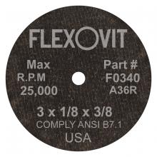 Flexovit Abrasives F0340 - REINFORCED CUTOFF WHEEL
