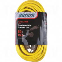 Aurora Tools XC495 - Outdoor Vinyl Extension Cords with Light Indicator