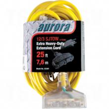 Aurora Tools XC497 - Outdoor Vinyl Extension Cords with Light Indicator